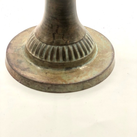 Holsey Vintage Style Metal Goblet, Chalice Shape Room Decoration, - Picture 3 of 5